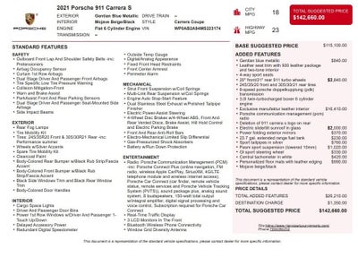 2021 Porsche 911 Carrera S