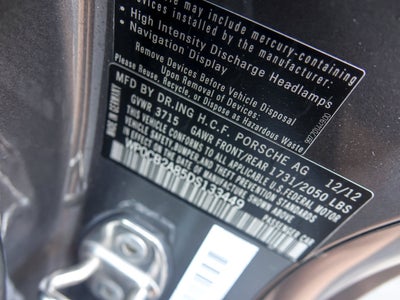 2013 Porsche Boxster S