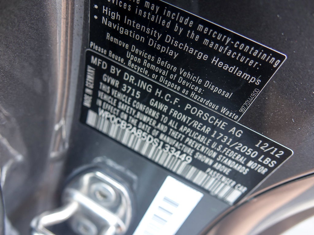 2013 Porsche Boxster S