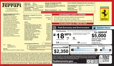 2018 Ferrari 488 GTB Base