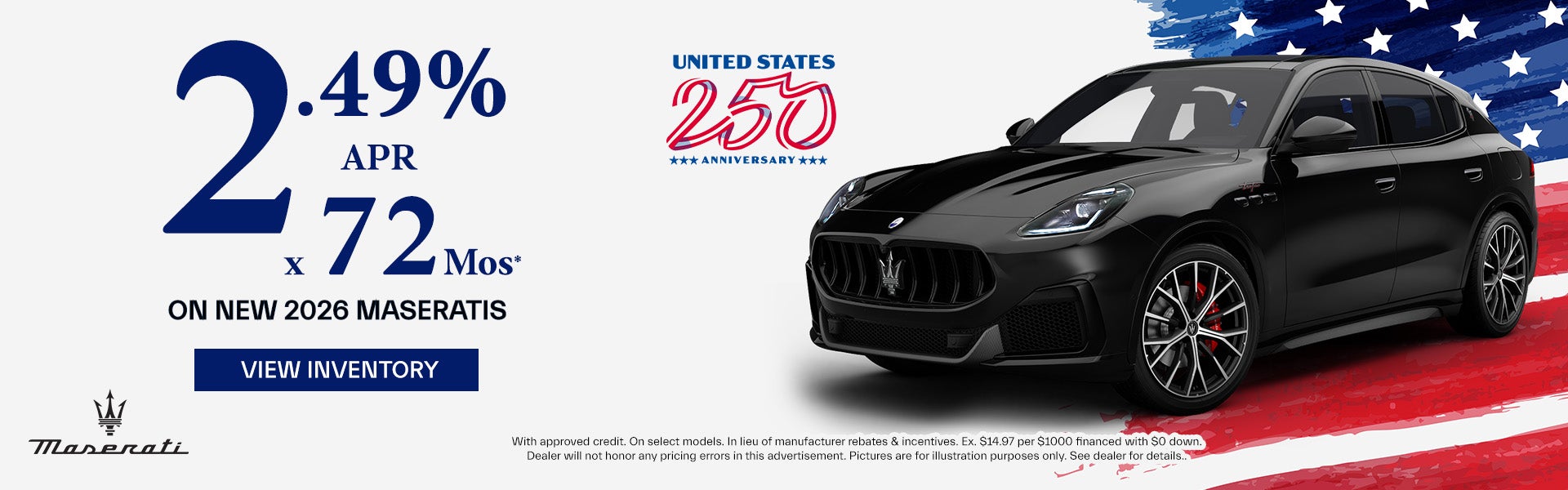 Maserati Grecale Finance Offer