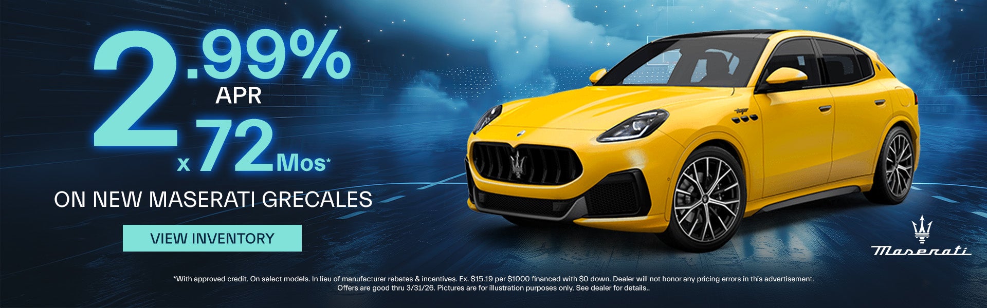 New Maserati Grecale Finance Offer