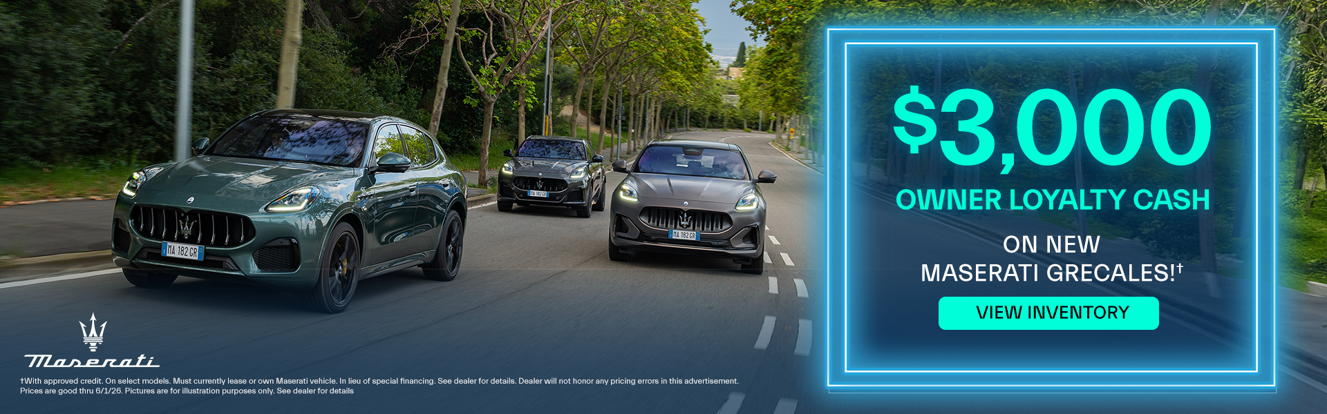 2025 Maserati Grecale Bonus Cash Offer