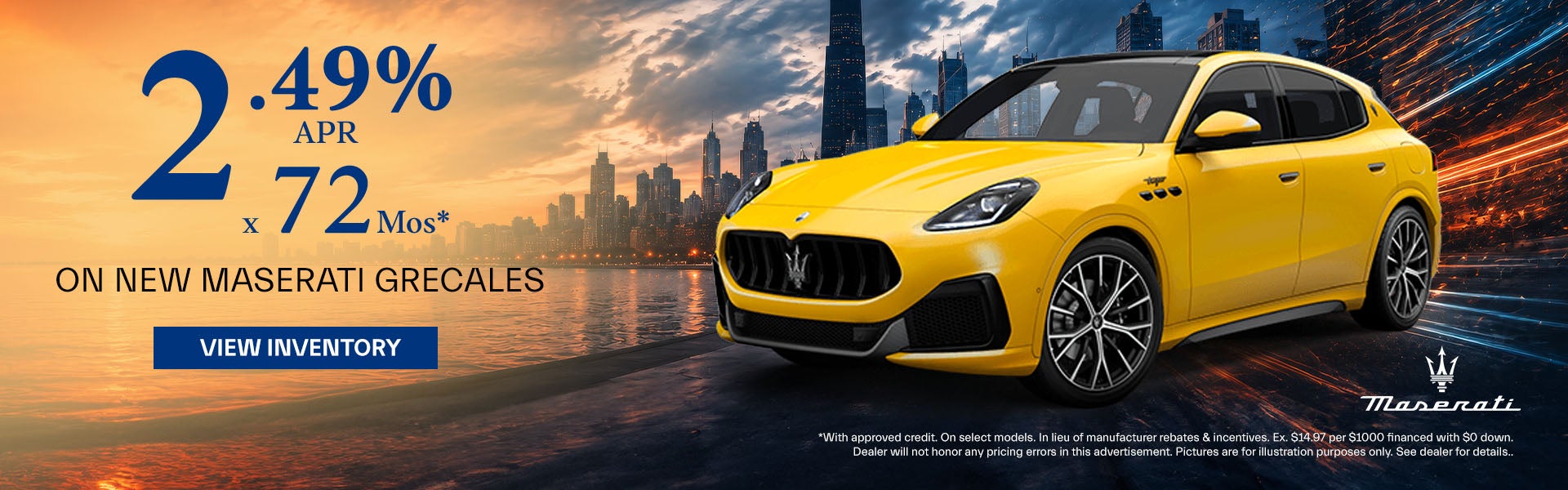 Maserati Grecale Finance Offer